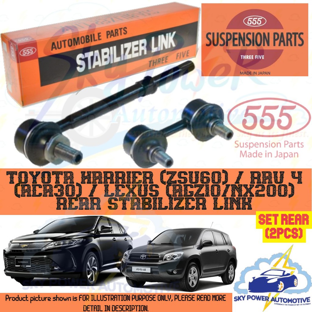 TOYOTA HARRIER (ZSU60) / RAV 4 (ACA30) / LEXUS (AGZ10/NX200) 555 JAPAN