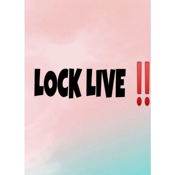 🔥 LOCK LIVE 🔥LOCK LIVE 🔥 Shopee Malaysia