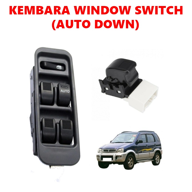 OEM Perodua Kembara Main Power Window Switch Driver Single Passenger