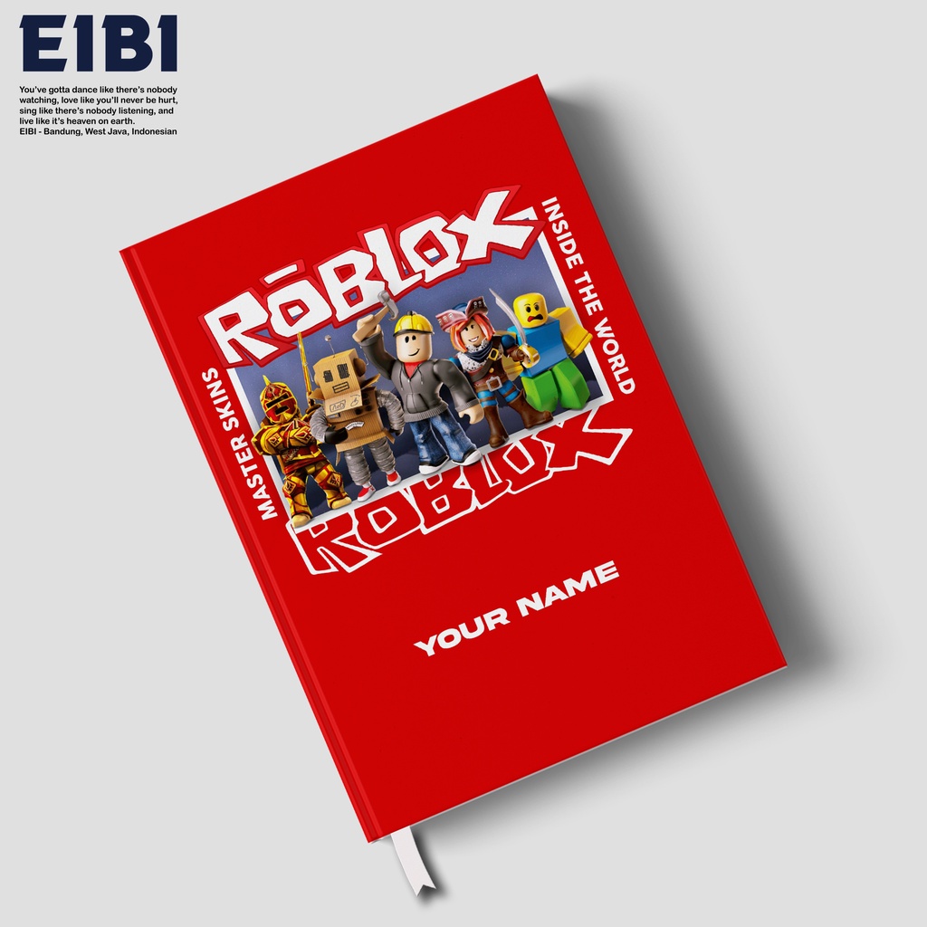 Eibi Custom Notebook Hardcover Inside The World of Roblox | Shopee Malaysia