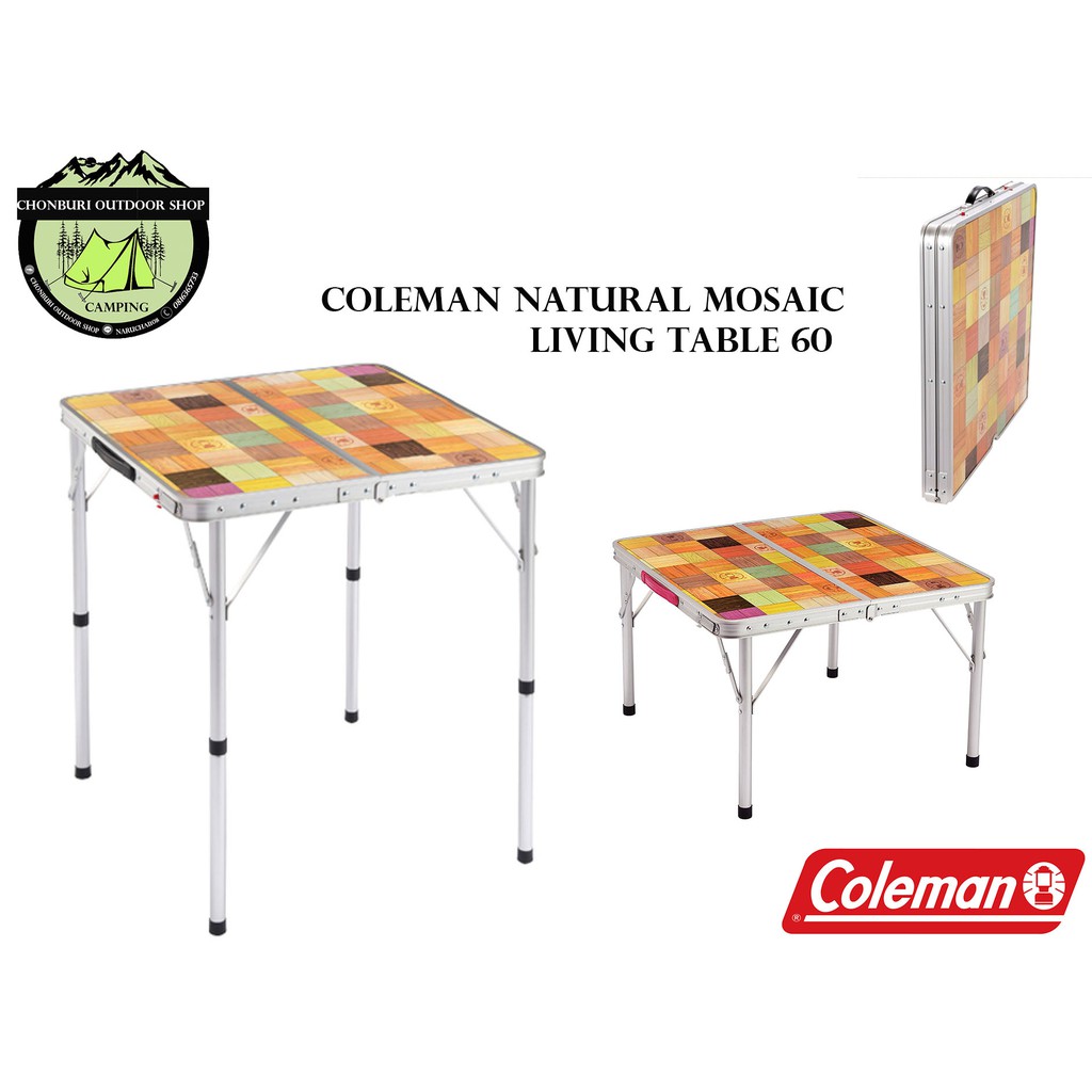 【美品】コールマン モザイクテーブル 180プラス Coleman - コールマン Coleman ナチュラル モザイク リビング