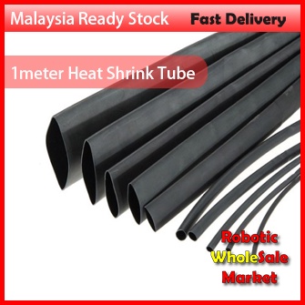 1meter Heat Shrink Tube / Heat Shrinkable Sleeving Wire Cable Kit 2MM ~ 20MM