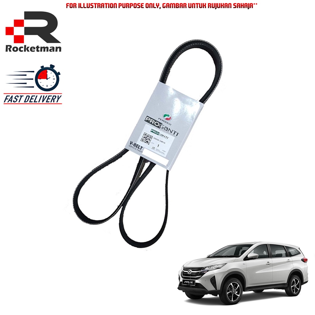 PERODUA FAN BELT V-BELT ARUZ PROGANTI GENUINE PARTS (6PK1520) | Shopee ...