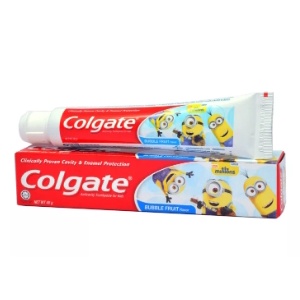 Colgate Kids Minion Toothpaste 40g - Bubble Fruit Flavor ( Exp : 09/24 ...