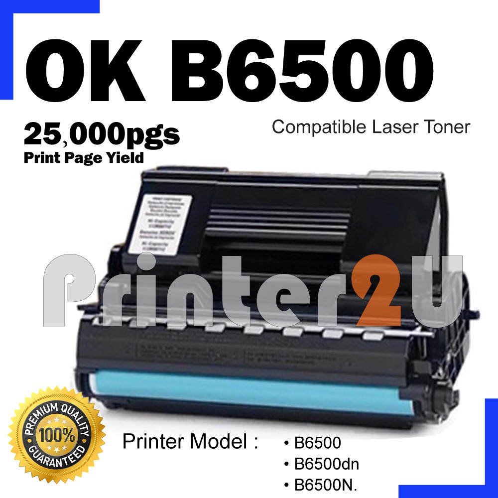 Impresionante junio Leche Compatible OKI B6500 B6500dn B6500n B 6500 Printer Laser Toner Cartridge  9004461 | Shopee Malaysia