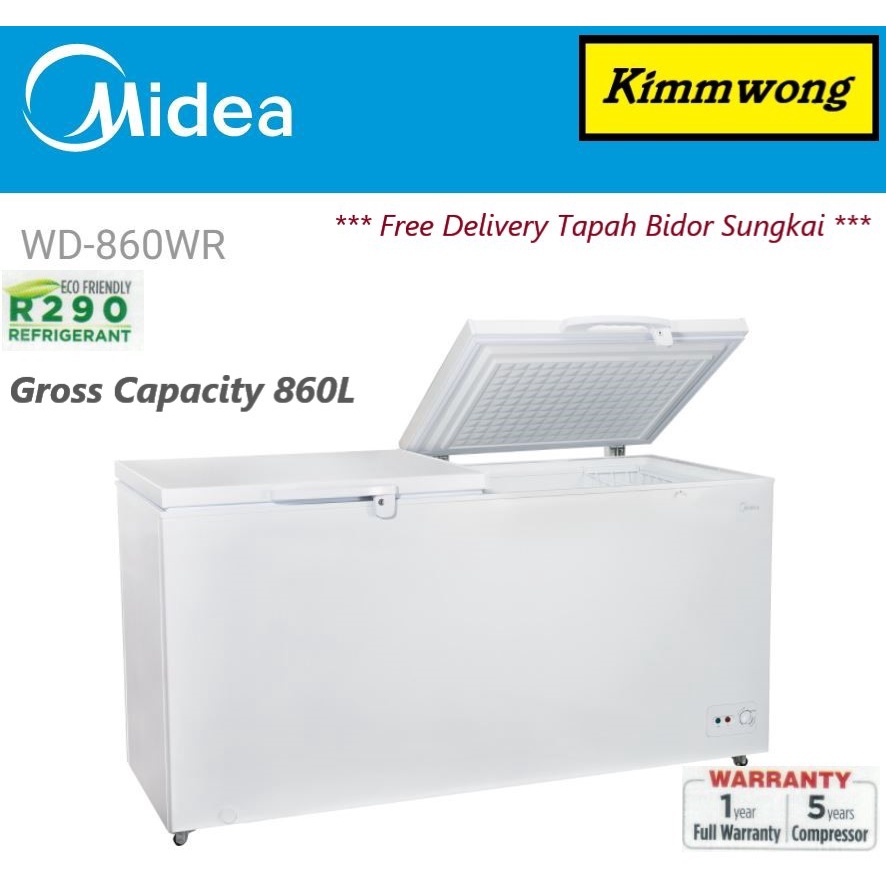 Midea 860L R290 Chest Freezer | WD-860WR (Tapah Bidor Sungkai Own Lorry ...