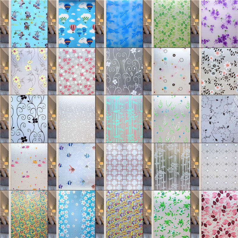 45/60CM Frosted glass paste transparent opaque self-adhesive shading ...