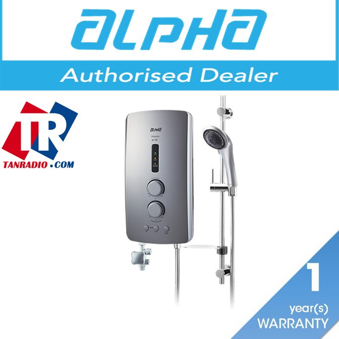 Alpha Heater Rain Shower With Line Fault Indicator And DC Pump Shopee