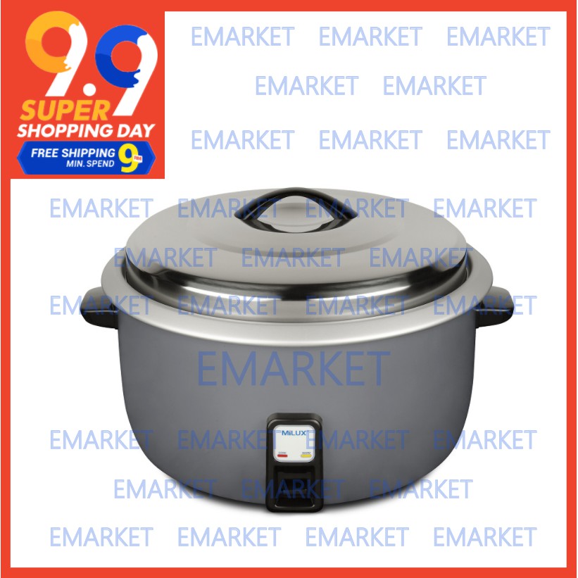 Milux Extra Large Commercial Rice Cooker MRC5100 mrc5200 Shopee