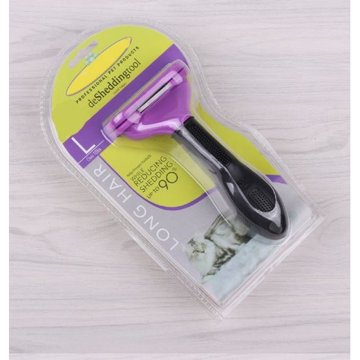 Image showcasing Pet Dog Cat Long Hair Short Hair Brush Comb Deshedding Tool Undercoat ...