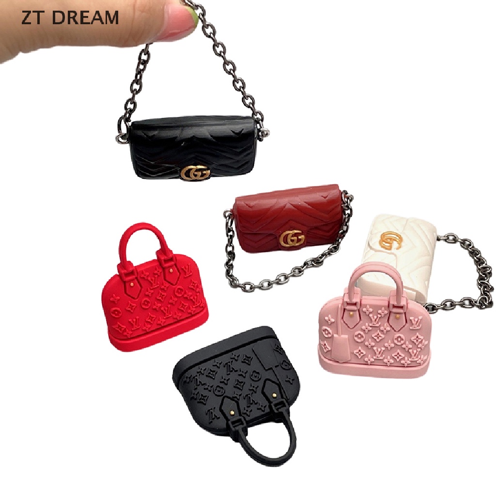 ZTD 112 Dollhouse Miniature Handbag Chain Bag Shoulder Bag Purse Doll Decor Toys 07 Shopee