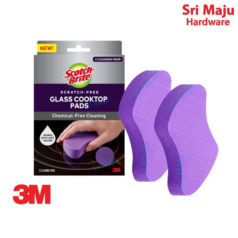 MAJU 3M Scotch Brite 953CTP Glass Cooktop Cleaning Pad Sponge