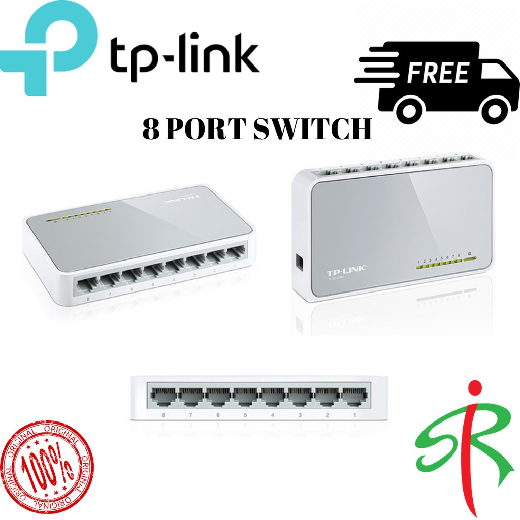 tp-link tl-sf1008d switch 8 puertos 10/100