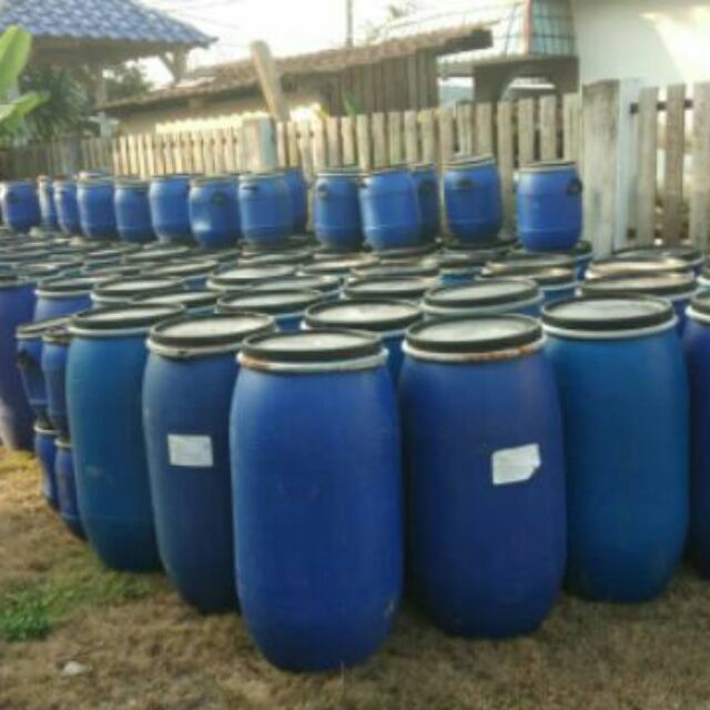 Tong Drum Biru Open Top 160 liter [Ready Stock]