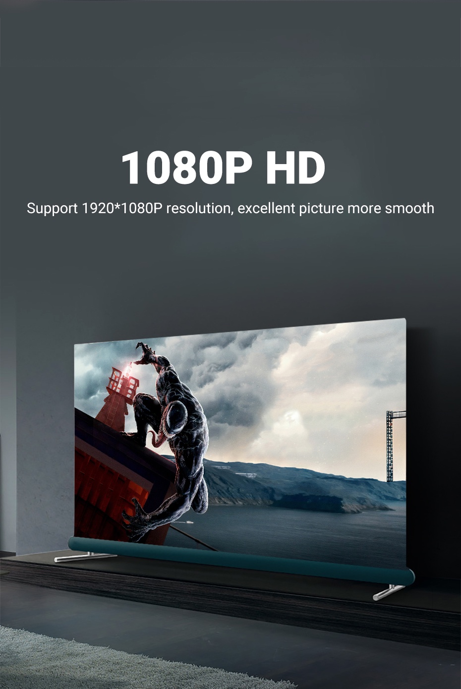 For Computer Monitor Connection 5FT VGA Cable 1080P Male Video Cable 15PIN 3+6