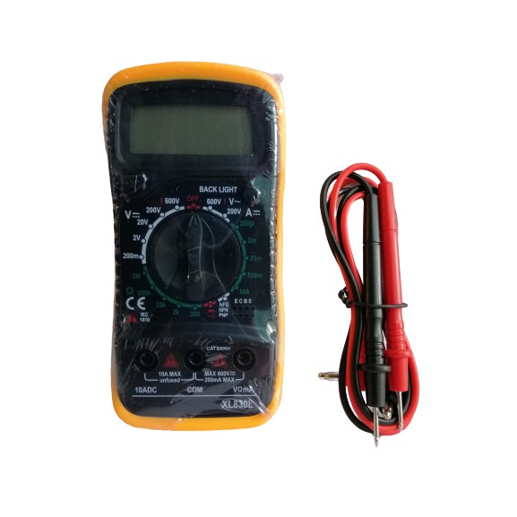 EXCEL Digital Multimeter XL830L Volt Meter Ammeter Ohmmeter Tester