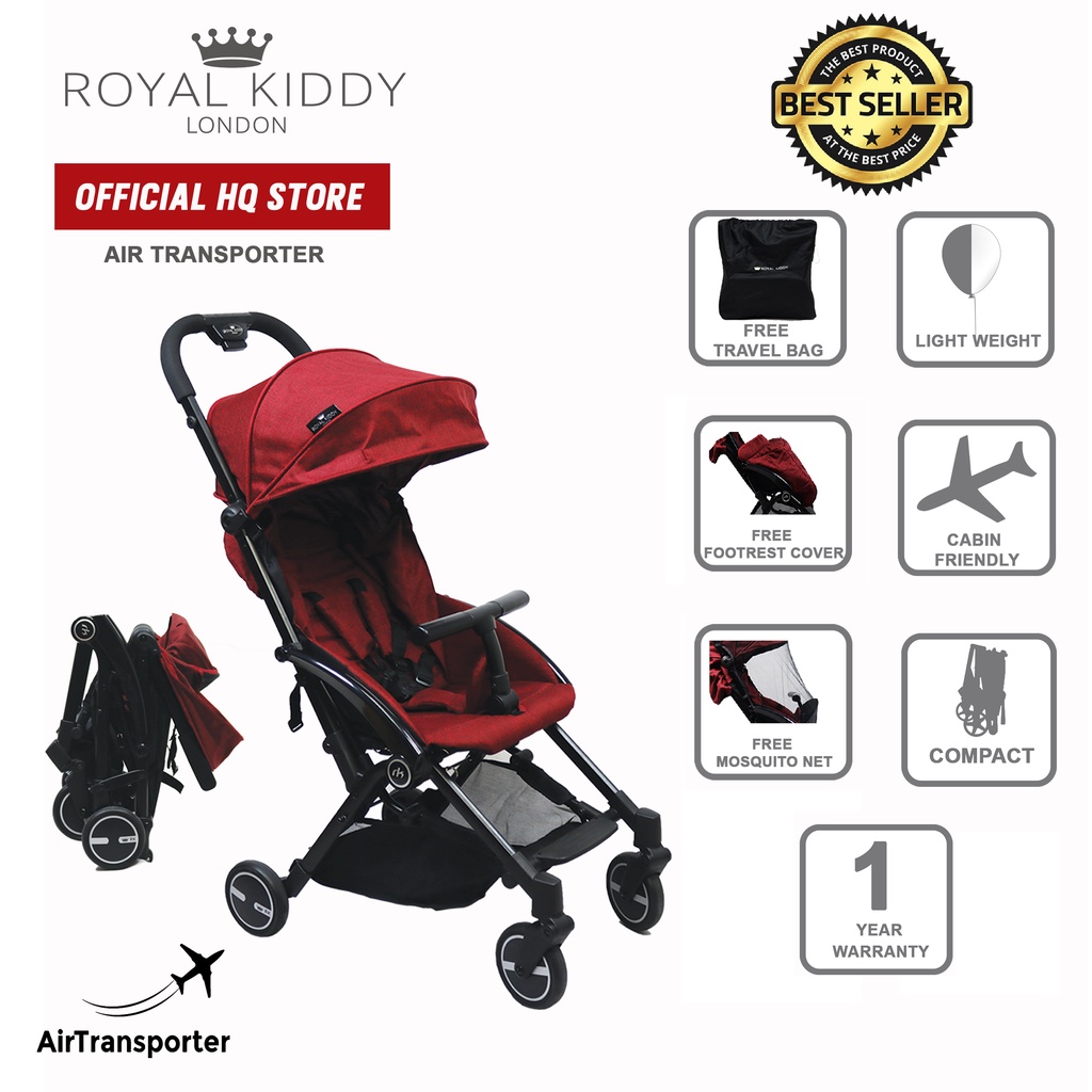 Royal Kiddy Official London Air Transporter Compact Stroller 3 Free Gift Shopee Malaysia