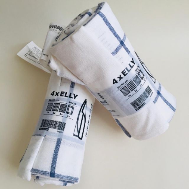 Tea towels 4pcs 50x65cm ELLY IKEA Shopee Malaysia