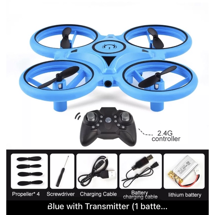 RC Airplane Drone Quadcopter Watch Gesture Sensing Aircraft UFO