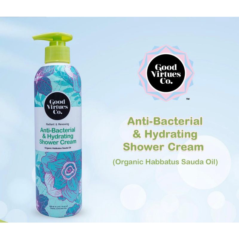 Good Virtues Co. AntiBacterial & Hydrating Shower Cream 300ml Shopee