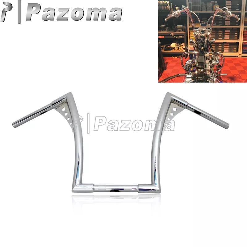 1 Inch (25.4mm) Handlebars Ape Hanger 9 Inch Chrome Compatible