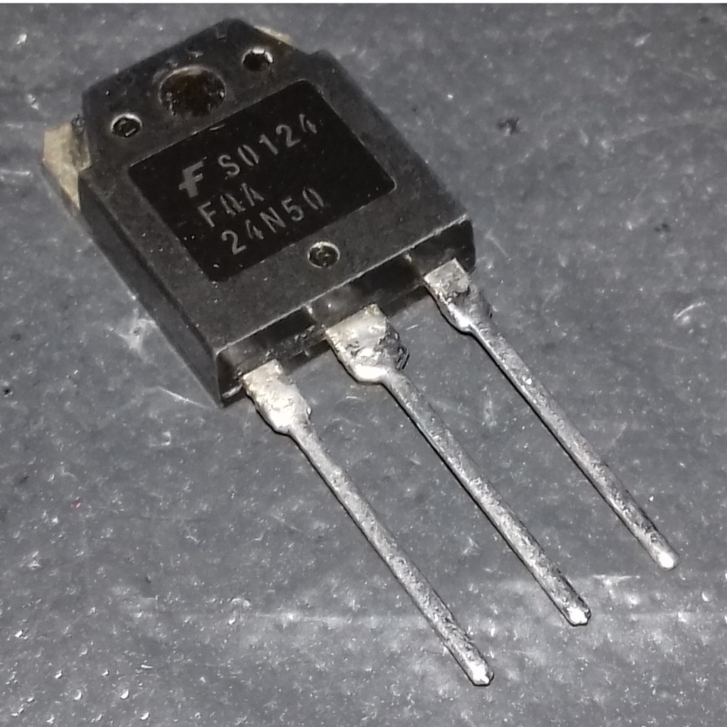 Transistor MOSFET Fairchild FQA24N50 24N50 &ndash; TO-3P, 500V 24A &ndash; Componente Elettronico Nuovo