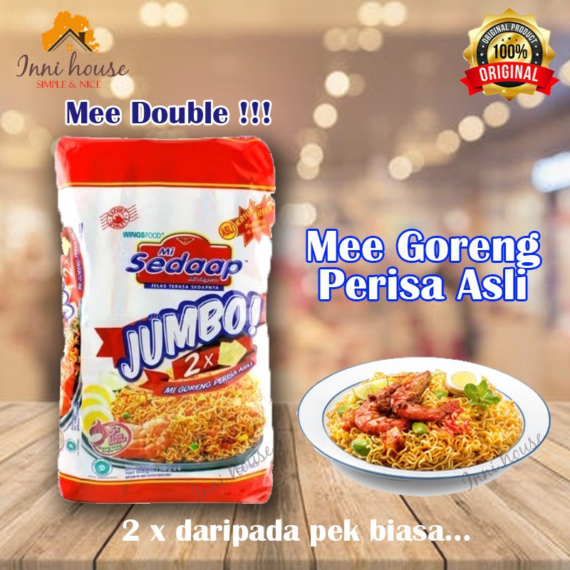 Mi Sedap Fried Instant Noodles Jumbo 139g Shopee Malaysia