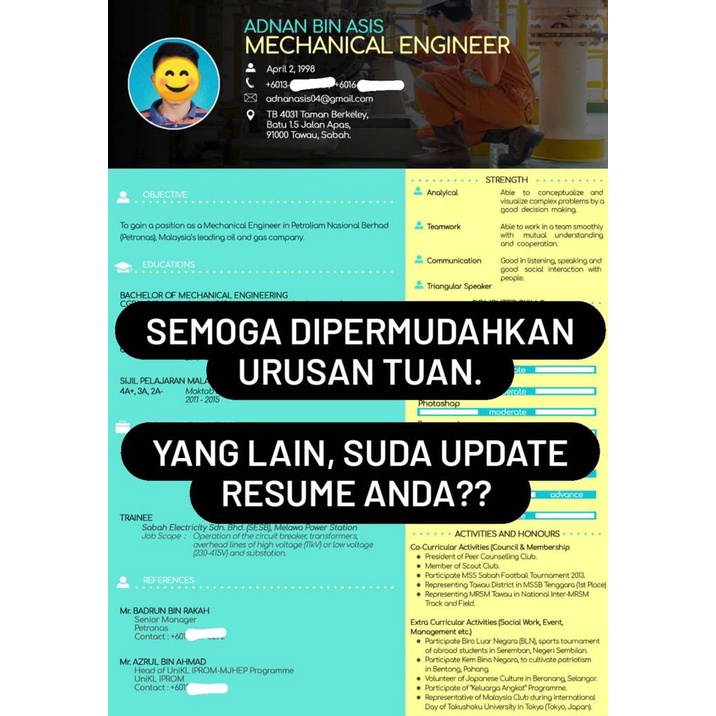 Resume Service I Resume Template | Shopee Malaysia