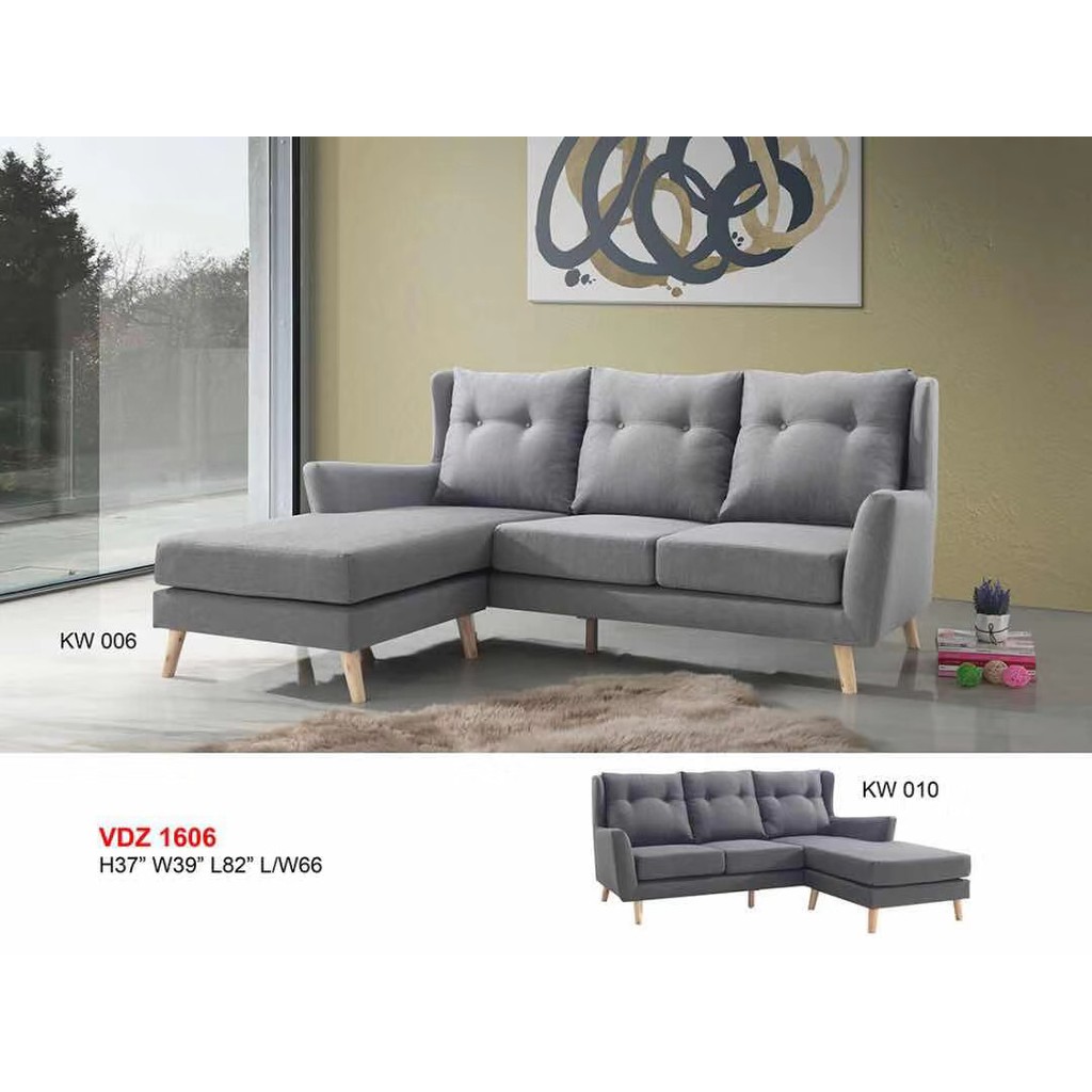 [Free Shipping] Sofa 3 Seater L shape Sofa High Backrest Shopee Malaysia