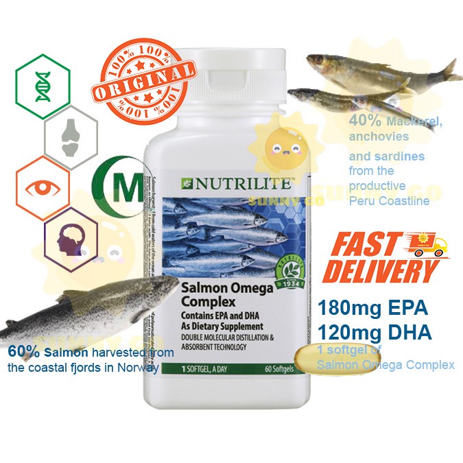 Amway Nutrilite Salmon Omega Complex - 60 Sg | Shopee Malaysia