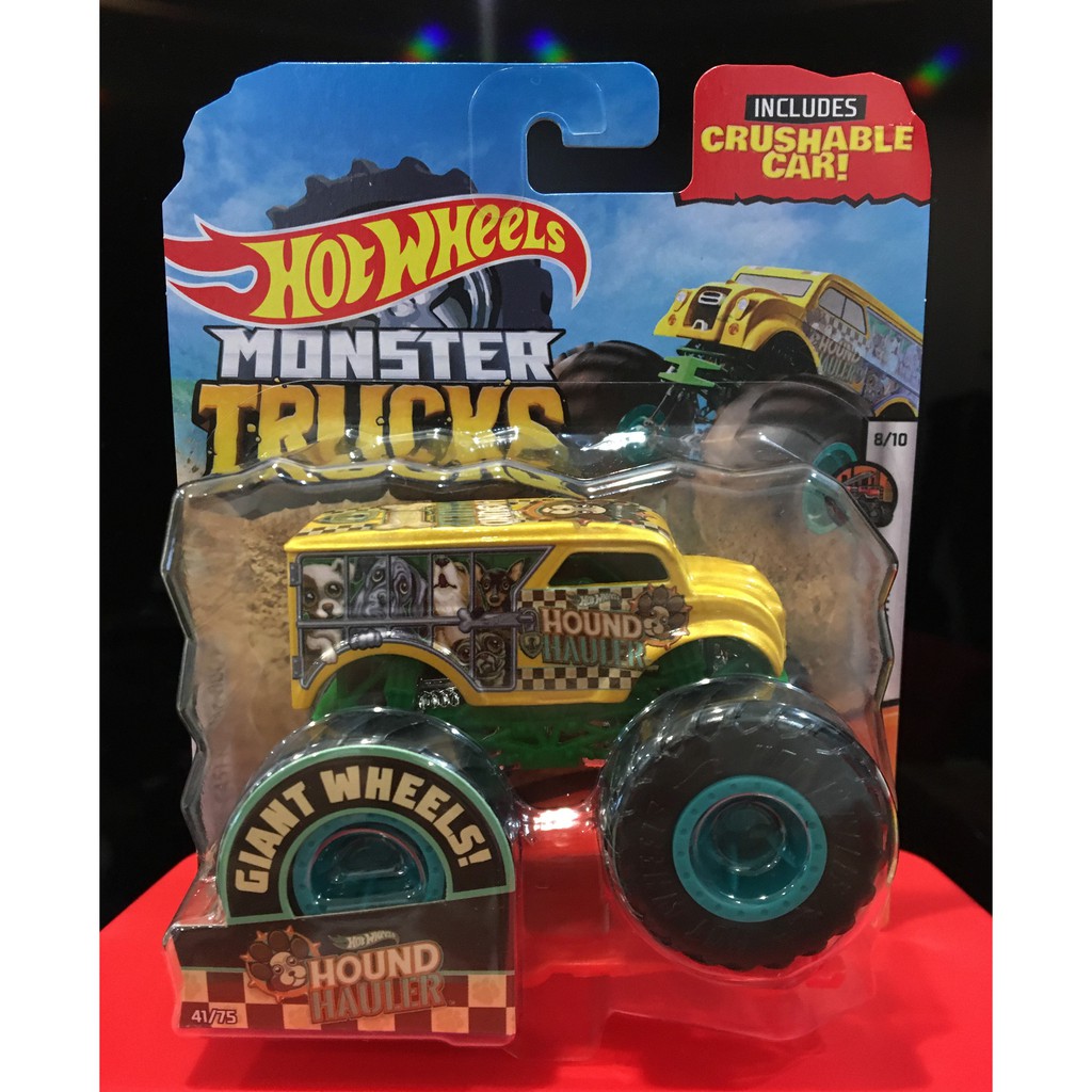 Hot Wheels Monster Trucks Hound Hauler Mattel Brand New Shopee Malaysia 