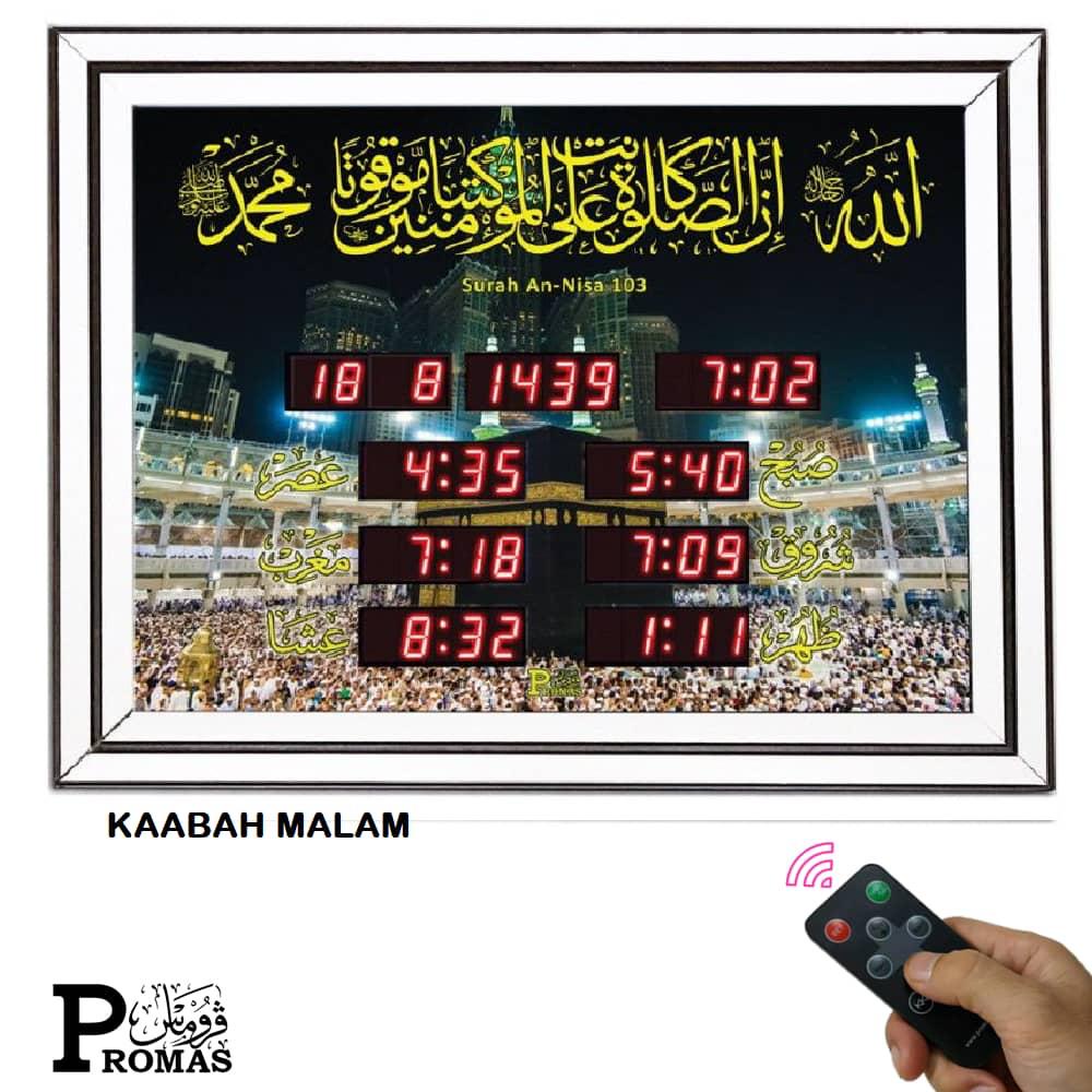Promas Jam Azan Digital Waktu Solat Malaysia Auto Lengkap Dengan Bacaan