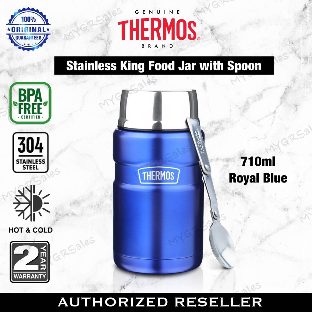 Thermos Stainless Steel King Food Jar with Spoon ( 470ml / 710ml