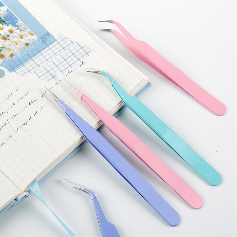 Macaron Color Tweezer Tape Stickers Scrapbook Tools DIY Tools School ...