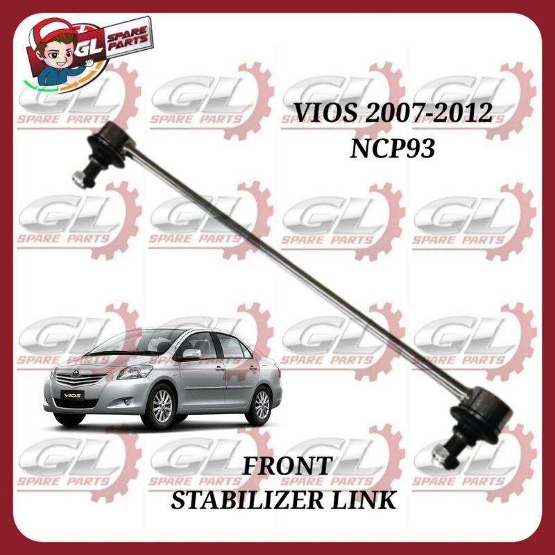 FRONT STABILIZER LINK TOYOTA VIOS NCP93 20072012 (1PC) ABSORBER LINK