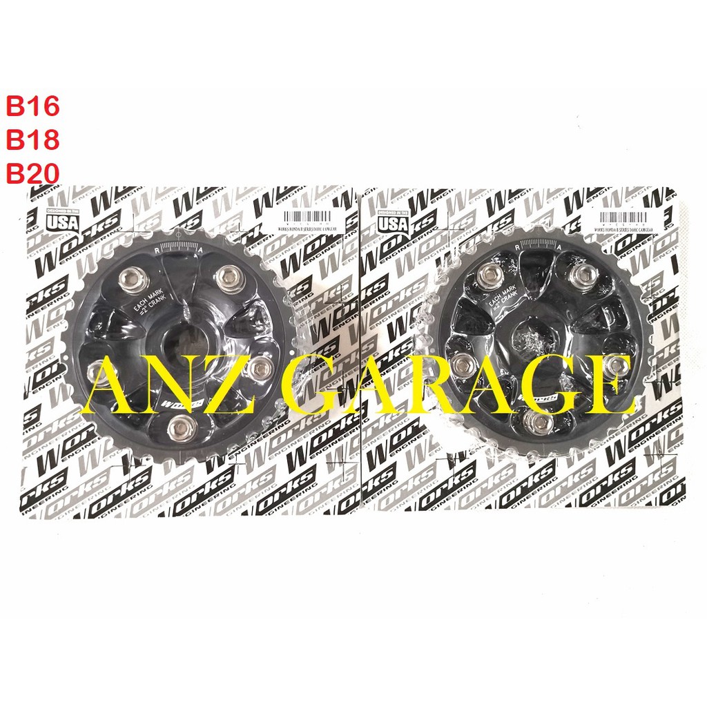 B16 B18 B20 HONDA WORKS ENGINEERING ADJUSTABLE CAM PULLEY 100 ORIGINAL