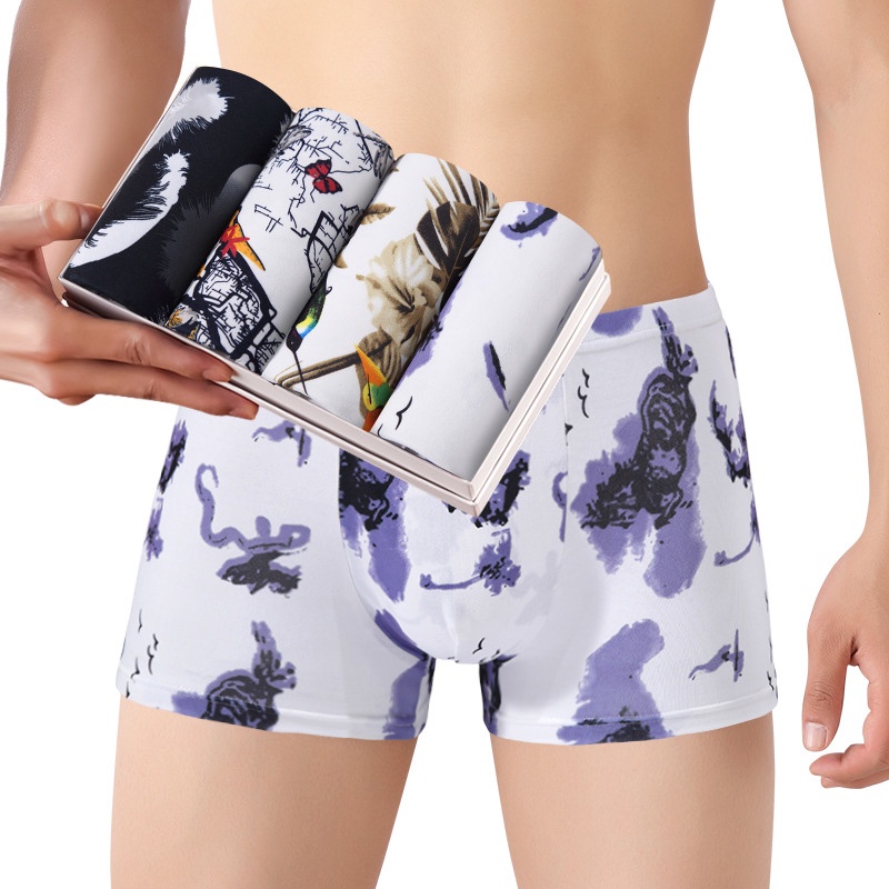 Men's underwear Boxer briefs Men's boxer briefs High elasticity