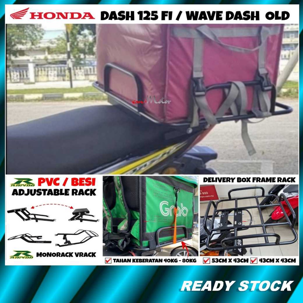 (HONDA Wave Dash 125 FI/Wave Dash OLD) RAPIDO Adjustable Rack/Monorack ...