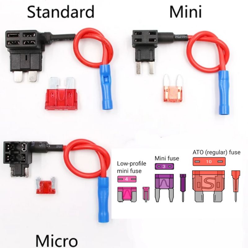 [🇲🇾] Fuse Tap Blade Fuse ATO Mini Low Profile Micro Automotive Car