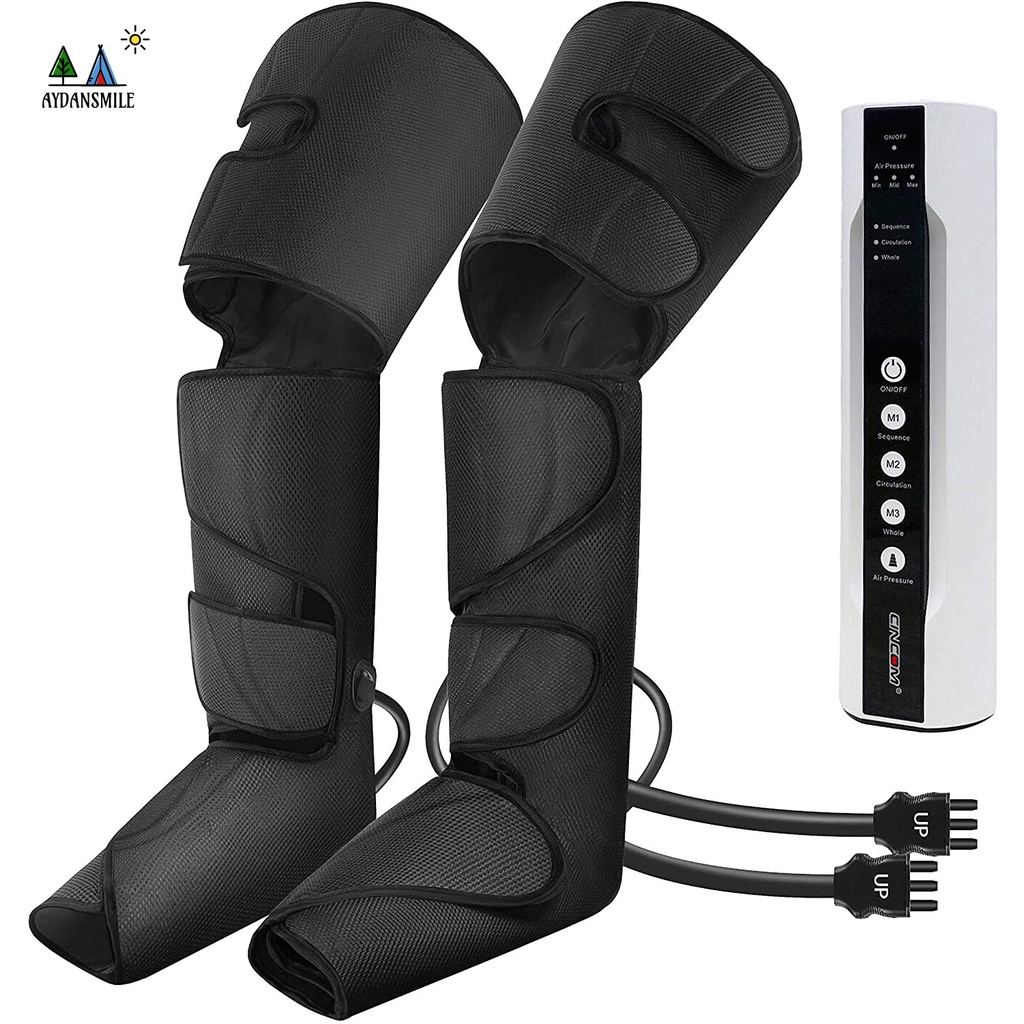 CINCOM Leg Air Compression Massager For Foot Calf Thigh Upgrade Leg ...