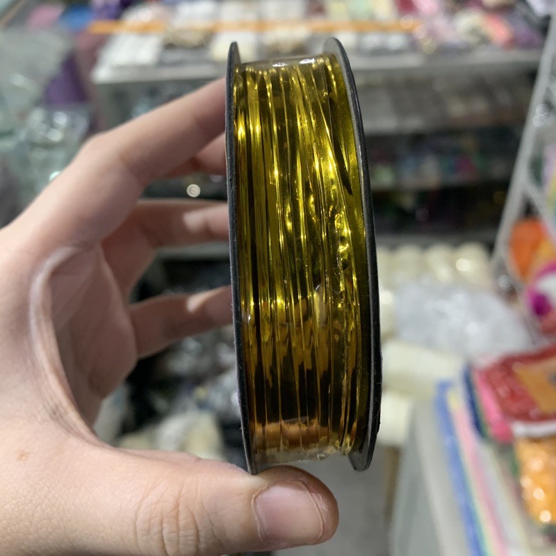 Magic Wire Metallic Wire for Souvenier Wrapping (Per Roll) | Shopee ...
