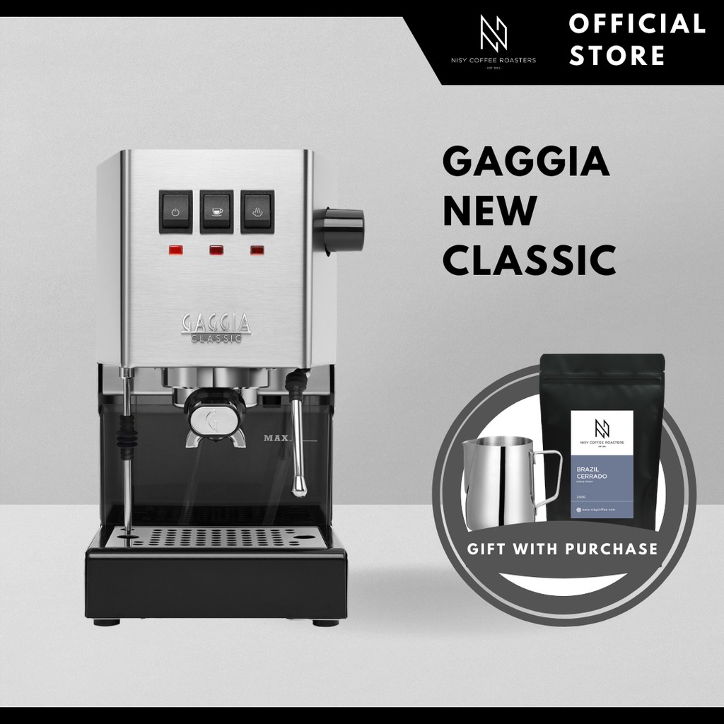 Gaggia Classic Pro SemiAutomatic Espresso Coffee Machine Shopee Malaysia