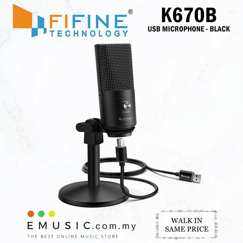 FIFINE K670B USB Microphone Best Budget Condenser Microphone for