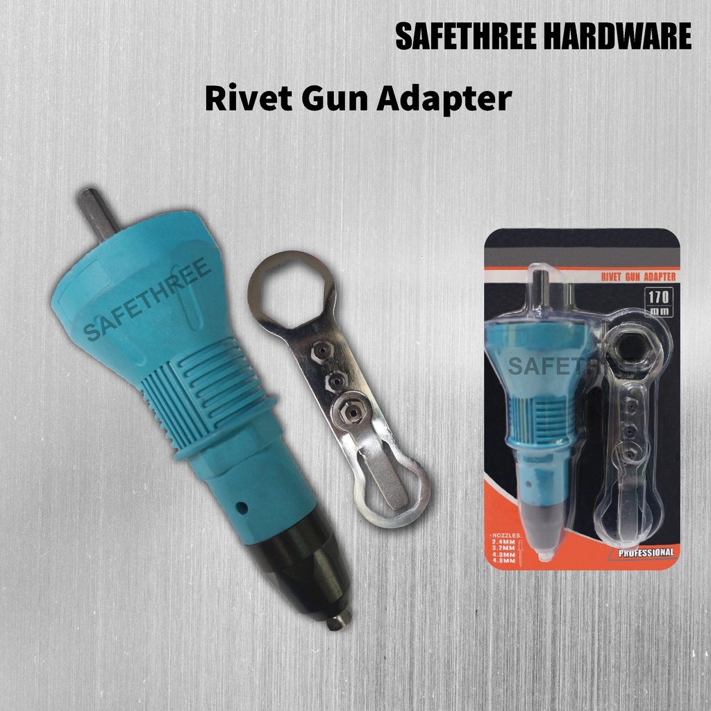 Riveter Adapter Core Riveting Tool for Electric Drill Screwdriver Tools ...
