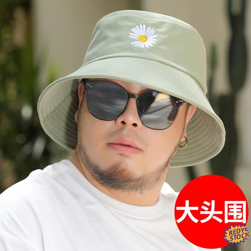 bucket hat cap Fisherman Hat Big Head sesuai untuk bulat muka saiz ...