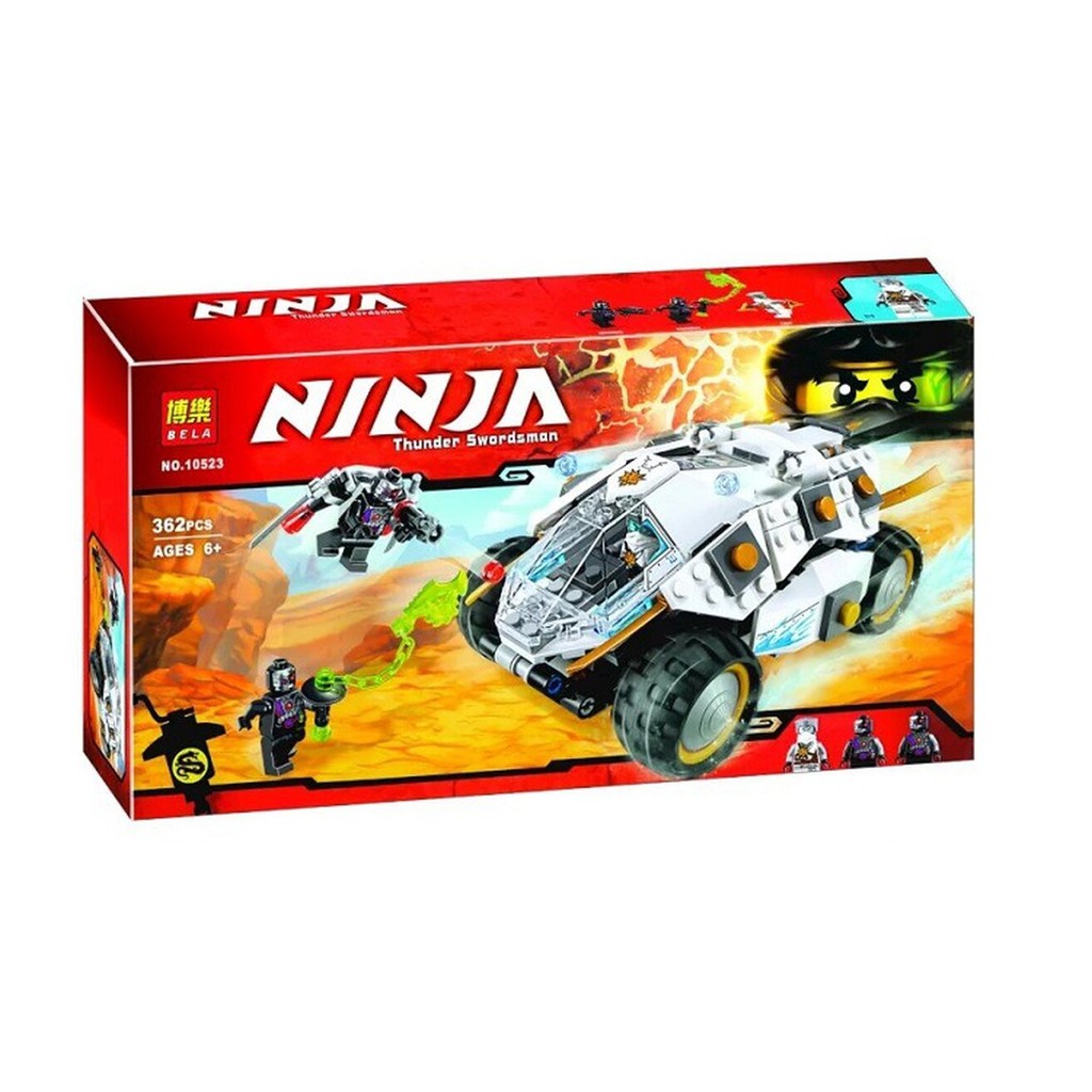Ninjagoinglys Titanium Ninja Tumbler 371pcs Building Blocks Set Brick Toys for Boys Bela 10523 Compatible with 70588 Shopee Malaysia