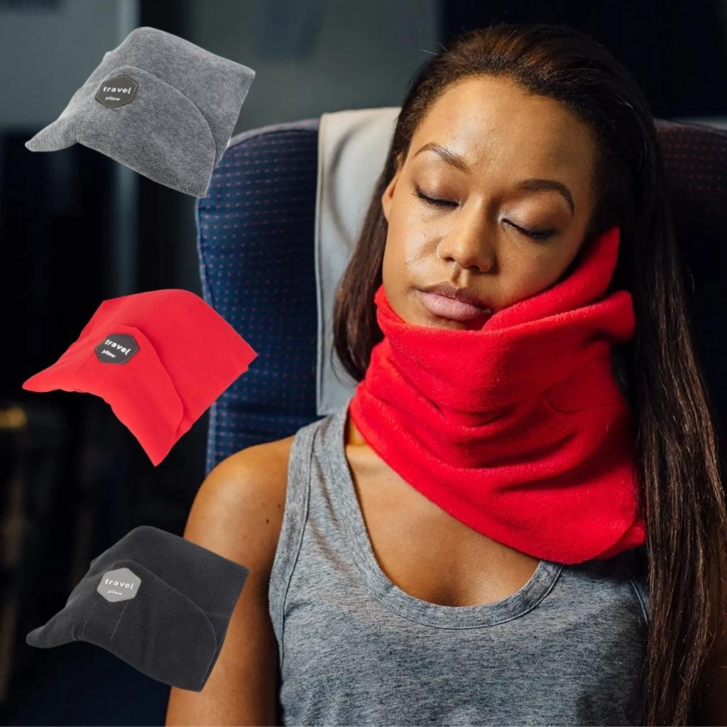 Portable travel pillow scarf best sale