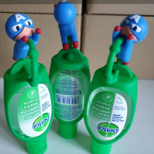 (HALF PRICE - 50% ) DETTOL HAND SANITIZER WITH HOLDER ( MARVEL ...