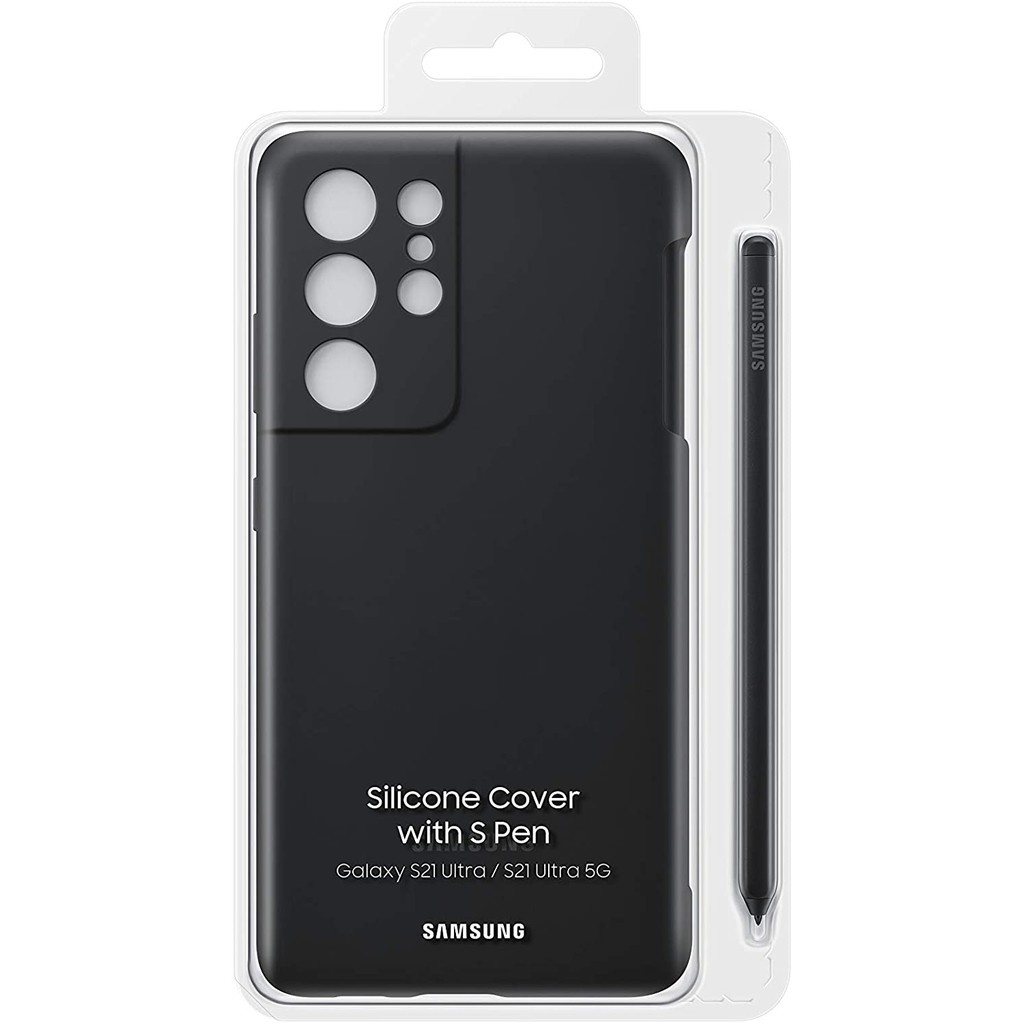 Samsung Galaxy S21 Ultra Silicone Case With S Pen Bundle Black Ef Pg99p 100 Authentic 0338