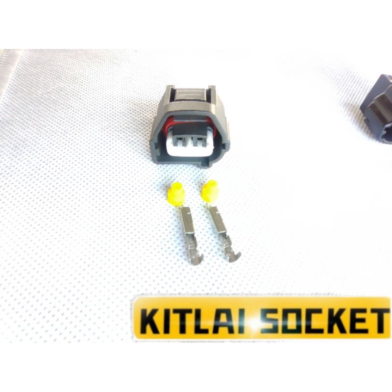 TYT202 Toyota/perodua viva crankshaft sensor socket connector 2pin waterproof (new) Shopee